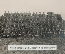 14 Ukendt enhed på øvelsesplads Gl. Nord 1949