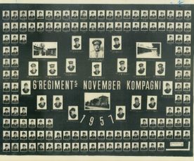 25 6. Regiment november Kompagni 1957