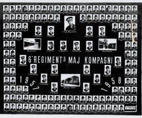 29 6. Regiments maj Kompagni 1957-58