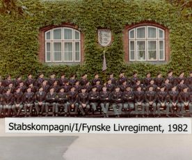 71 Stabskompagniet I. FLR. 1982